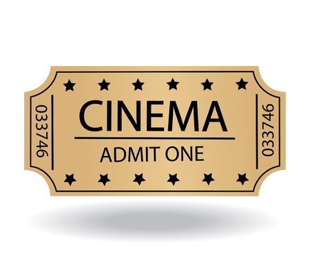 cinema ticketsのイラスト素材