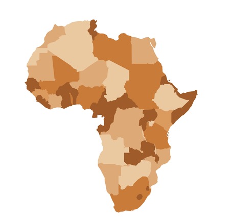 Africa map のイラスト素材