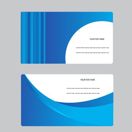Business Card Set. Vector illustration.のイラスト素材