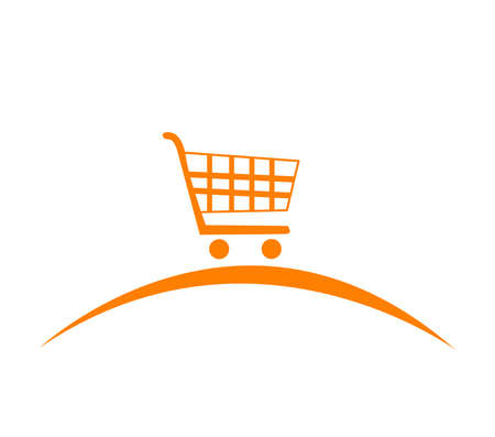 Shopping cart icon illustrationのイラスト素材