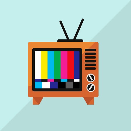 TV Icon Vector Illustrationのイラスト素材