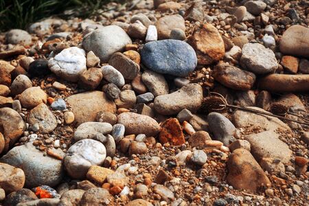 close up shot of texture of rough rockの写真素材