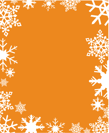 snowflakes vector illustrationのイラスト素材