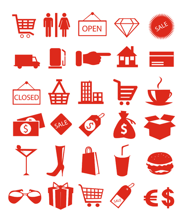 Shopping icons vector illustrationのイラスト素材