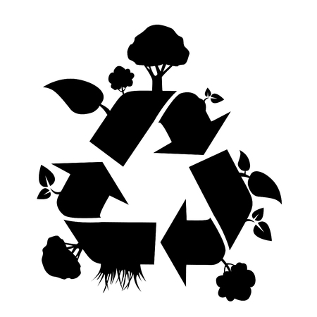 Vector recycle signsのイラスト素材