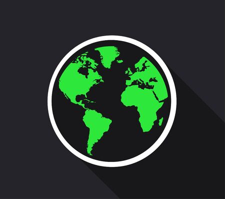 world globe vector illustrationのイラスト素材