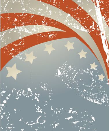 USA flag in style vectorのイラスト素材
