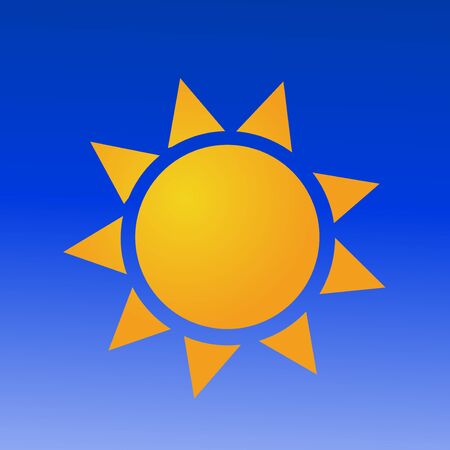 Vector illustration of sunrise sun のイラスト素材
