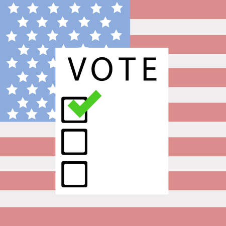 American presidential election vectorのイラスト素材