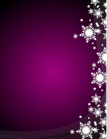 snowflakes vector illustration artのイラスト素材