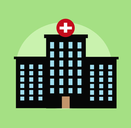 Hospital vector illustration designのイラスト素材