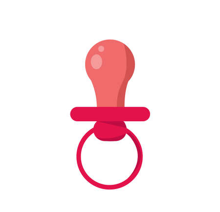 baby pacifier icon vector illustration
