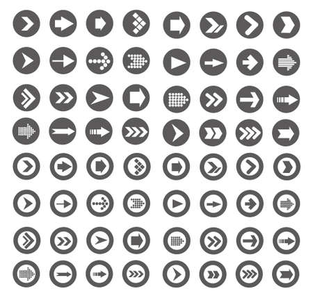 Directions Icons vector illustraton setのイラスト素材