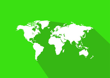 World map vector illustration designのイラスト素材