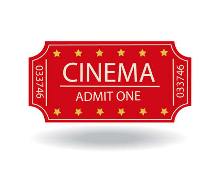 cinema tickets vector illustrationのイラスト素材