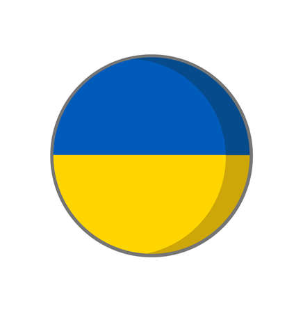 Ukraine flag vector illustrationのイラスト素材