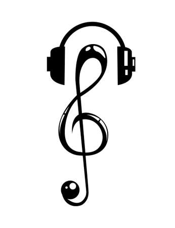 Musical notes. Vector illustration.のイラスト素材