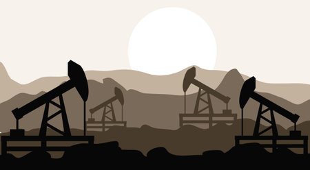 oil pump icon vector illustrationのイラスト素材