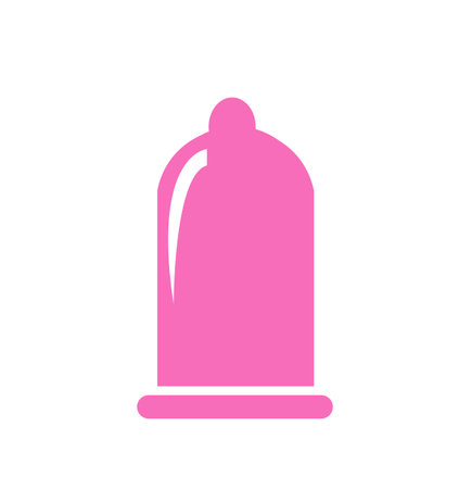 Condom vector icon, protect symbolのイラスト素材
