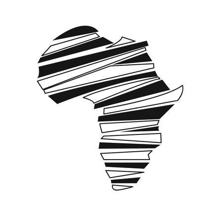 Africa map vector illustrationのイラスト素材