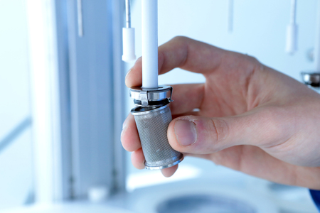Autonomous solubility tester. Imitation dissolution of the tablet in the human stomach. Scientific...