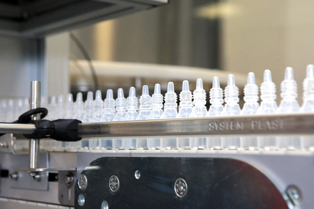 Automatic tape to create packaging and filling of medicines. Ampoule filling and sealing machine,...