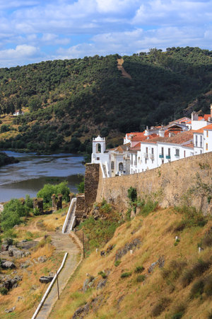 View of Mertola Town in Alentejo, Portugalのeditorial素材