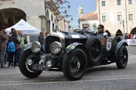 1000 Miles, may 16 2014, Este - Italy: Bentley 4.5 Litre SC, 1930のeditorial素材