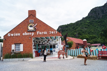   Swiss sheep farm tour           のeditorial素材
