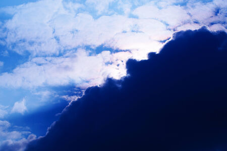 Blue sky background with with cloundの写真素材