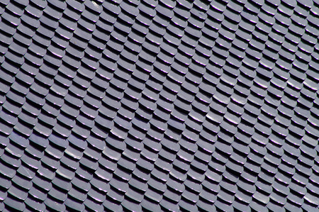 background of temple roof in Wat Prakeaw, Bangkok of Thailandの写真素材