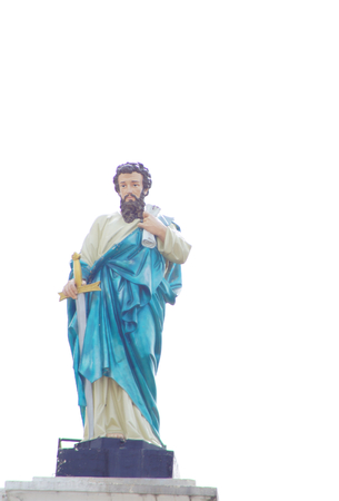 Christian statueの写真素材