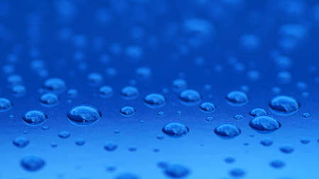 raindrops on glass of car in raining day