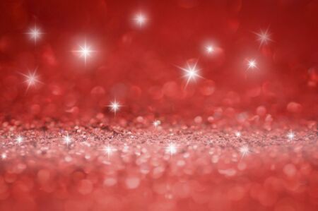 defocus of glitter vintage lights background. red,white and black for Christmas and new year...