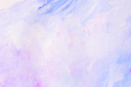 Old texture (horizontal) / Watercolour paper background for artwork in many color, pink, white and blueの写真素材