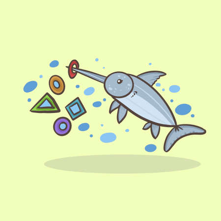 cute horse cartoon student character holding book and walk to school, illustration, back to school conceptのイラスト素材