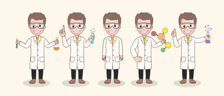 collection of businessman character, business leader in suitのイラスト素材