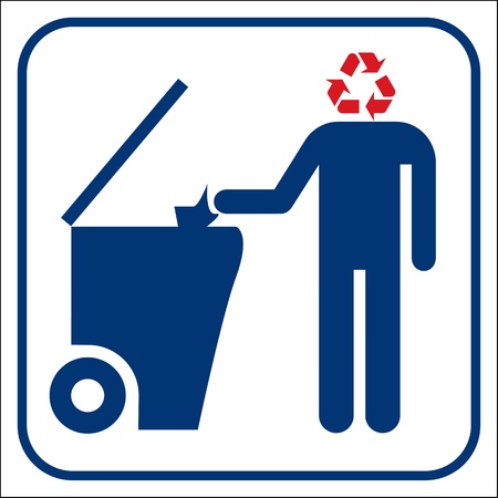 Recycling symbolのイラスト素材