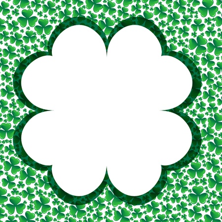 Card with clover, overcomeのイラスト素材