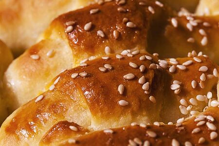 Appetizing croissants の写真素材