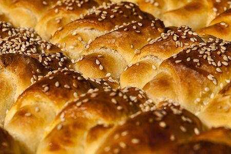 Appetizing croissants
