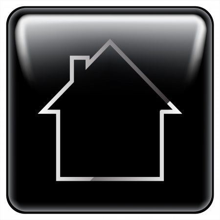 black home button のイラスト素材