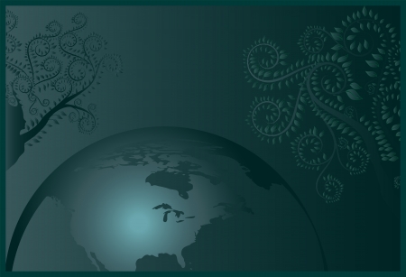 eco backgroundのイラスト素材