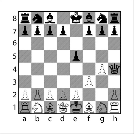 Chess tableのイラスト素材