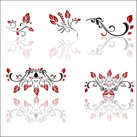 modern swirl ornamentのイラスト素材