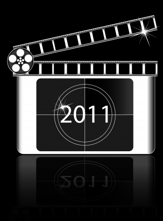 year Film countdown vector のイラスト素材