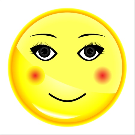 girl smile characterのイラスト素材