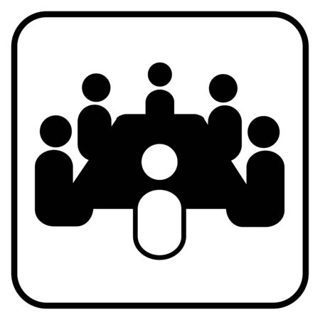  meeting symbolのイラスト素材