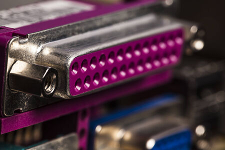 Motherboard port, D-sub,の写真素材