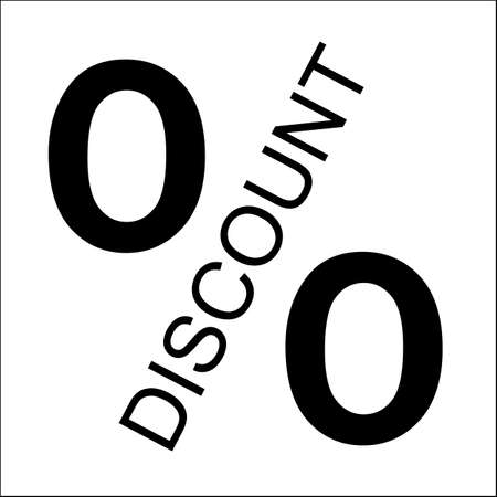 Discount percent, vectorのイラスト素材